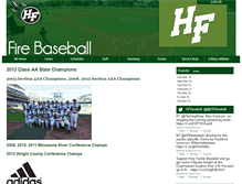 Tablet Screenshot of baseball.hfchs.org